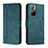 Custodia Portafoglio In Pelle Cover con Supporto H01X per Xiaomi Redmi Note 11 5G Verde