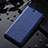 Custodia Portafoglio In Pelle Cover con Supporto H02P per Apple iPhone 6 Plus Blu