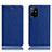 Custodia Portafoglio In Pelle Cover con Supporto H02P per Oppo A94 5G Blu