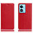 Custodia Portafoglio In Pelle Cover con Supporto H02P per Oppo A98 5G Rosso