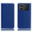 Custodia Portafoglio In Pelle Cover con Supporto H02P per Oppo K10 5G Blu