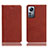 Custodia Portafoglio In Pelle Cover con Supporto H02P per Xiaomi Mi 12 5G Marrone