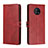 Custodia Portafoglio In Pelle Cover con Supporto H02X per Nokia G50 5G Rosso