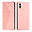 Custodia Portafoglio In Pelle Cover con Supporto H02X per Nothing Phone 1 Oro Rosa