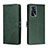 Custodia Portafoglio In Pelle Cover con Supporto H02X per Oppo A53s 5G Verde