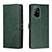 Custodia Portafoglio In Pelle Cover con Supporto H02X per Oppo A94 5G Verde