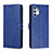 Custodia Portafoglio In Pelle Cover con Supporto H02X per Samsung Galaxy A13 4G Blu