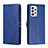 Custodia Portafoglio In Pelle Cover con Supporto H02X per Samsung Galaxy A33 5G Blu