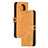 Custodia Portafoglio In Pelle Cover con Supporto H02X per Xiaomi Mi 10i 5G Marrone Chiaro