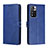 Custodia Portafoglio In Pelle Cover con Supporto H02X per Xiaomi Mi 11i 5G (2022) Blu