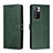 Custodia Portafoglio In Pelle Cover con Supporto H02X per Xiaomi Mi 11i 5G (2022) Verde