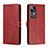 Custodia Portafoglio In Pelle Cover con Supporto H02X per Xiaomi Mi 12T 5G Rosso