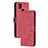 Custodia Portafoglio In Pelle Cover con Supporto H02X per Xiaomi POCO C3 Rosso