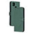 Custodia Portafoglio In Pelle Cover con Supporto H02X per Xiaomi POCO C3 Verde