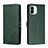 Custodia Portafoglio In Pelle Cover con Supporto H02X per Xiaomi Poco C50 Verde