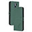 Custodia Portafoglio In Pelle Cover con Supporto H02X per Xiaomi Poco M2 Verde