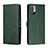 Custodia Portafoglio In Pelle Cover con Supporto H02X per Xiaomi POCO M3 Pro 5G Verde