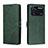 Custodia Portafoglio In Pelle Cover con Supporto H02X per Xiaomi Poco M4 Pro 4G Verde