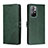 Custodia Portafoglio In Pelle Cover con Supporto H02X per Xiaomi Poco M4 Pro 5G Verde