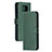 Custodia Portafoglio In Pelle Cover con Supporto H02X per Xiaomi Poco X3 NFC Verde