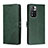 Custodia Portafoglio In Pelle Cover con Supporto H02X per Xiaomi Poco X4 NFC Verde