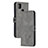 Custodia Portafoglio In Pelle Cover con Supporto H02X per Xiaomi Redmi 10A 4G Grigio