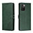 Custodia Portafoglio In Pelle Cover con Supporto H02X per Xiaomi Redmi Note 11 4G (2022) Verde