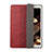 Custodia Portafoglio In Pelle Cover con Supporto H03 per Apple iPad 10.2 (2019) Rosso