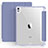 Custodia Portafoglio In Pelle Cover con Supporto H03 per Apple iPad Air 4 10.9 (2020) Grigio Lavanda