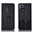 Custodia Portafoglio In Pelle Cover con Supporto H03P per Motorola Moto S30 Pro 5G Nero