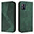 Custodia Portafoglio In Pelle Cover con Supporto H03X per Motorola Moto E13 Verde