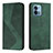 Custodia Portafoglio In Pelle Cover con Supporto H03X per Motorola Moto G Stylus (2023) 4G Verde