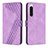 Custodia Portafoglio In Pelle Cover con Supporto H03X per Sony Xperia 5 IV Viola