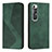 Custodia Portafoglio In Pelle Cover con Supporto H03X per Xiaomi Mi 10S 5G Verde