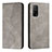 Custodia Portafoglio In Pelle Cover con Supporto H03X per Xiaomi Mi 10T 5G Grigio