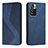 Custodia Portafoglio In Pelle Cover con Supporto H03X per Xiaomi Mi 11i 5G (2022) Blu