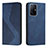 Custodia Portafoglio In Pelle Cover con Supporto H03X per Xiaomi Mi 11T Pro 5G Blu