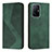 Custodia Portafoglio In Pelle Cover con Supporto H03X per Xiaomi Mi 11T Pro 5G Verde