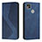 Custodia Portafoglio In Pelle Cover con Supporto H03X per Xiaomi POCO C3 Blu