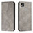 Custodia Portafoglio In Pelle Cover con Supporto H03X per Xiaomi POCO C31 Grigio