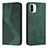 Custodia Portafoglio In Pelle Cover con Supporto H03X per Xiaomi Poco C51 Verde