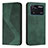 Custodia Portafoglio In Pelle Cover con Supporto H03X per Xiaomi Poco M4 Pro 4G Verde