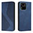 Custodia Portafoglio In Pelle Cover con Supporto H03X per Xiaomi Redmi 10 India Blu