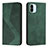 Custodia Portafoglio In Pelle Cover con Supporto H03X per Xiaomi Redmi A2 Verde