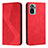 Custodia Portafoglio In Pelle Cover con Supporto H03X per Xiaomi Redmi Note 10 4G Rosso