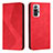 Custodia Portafoglio In Pelle Cover con Supporto H03X per Xiaomi Redmi Note 10 Pro 4G Rosso