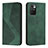 Custodia Portafoglio In Pelle Cover con Supporto H03X per Xiaomi Redmi Note 11 4G (2022) Verde