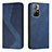 Custodia Portafoglio In Pelle Cover con Supporto H03X per Xiaomi Redmi Note 11 5G Blu