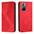 Custodia Portafoglio In Pelle Cover con Supporto H03X per Xiaomi Redmi Note 11T 5G Rosso