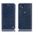 Custodia Portafoglio In Pelle Cover con Supporto H04P per Motorola Moto G50 5G Blu